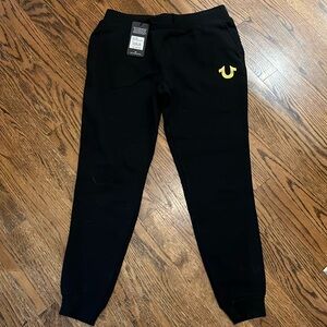 True religion, black joggers. Never worn.